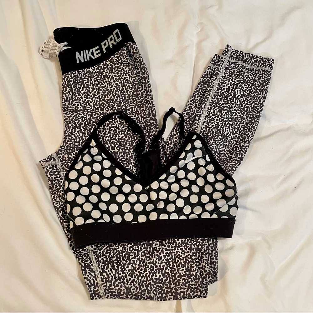 Nike Pro Set size XS previously loved but tons of life left. Smoke free home.